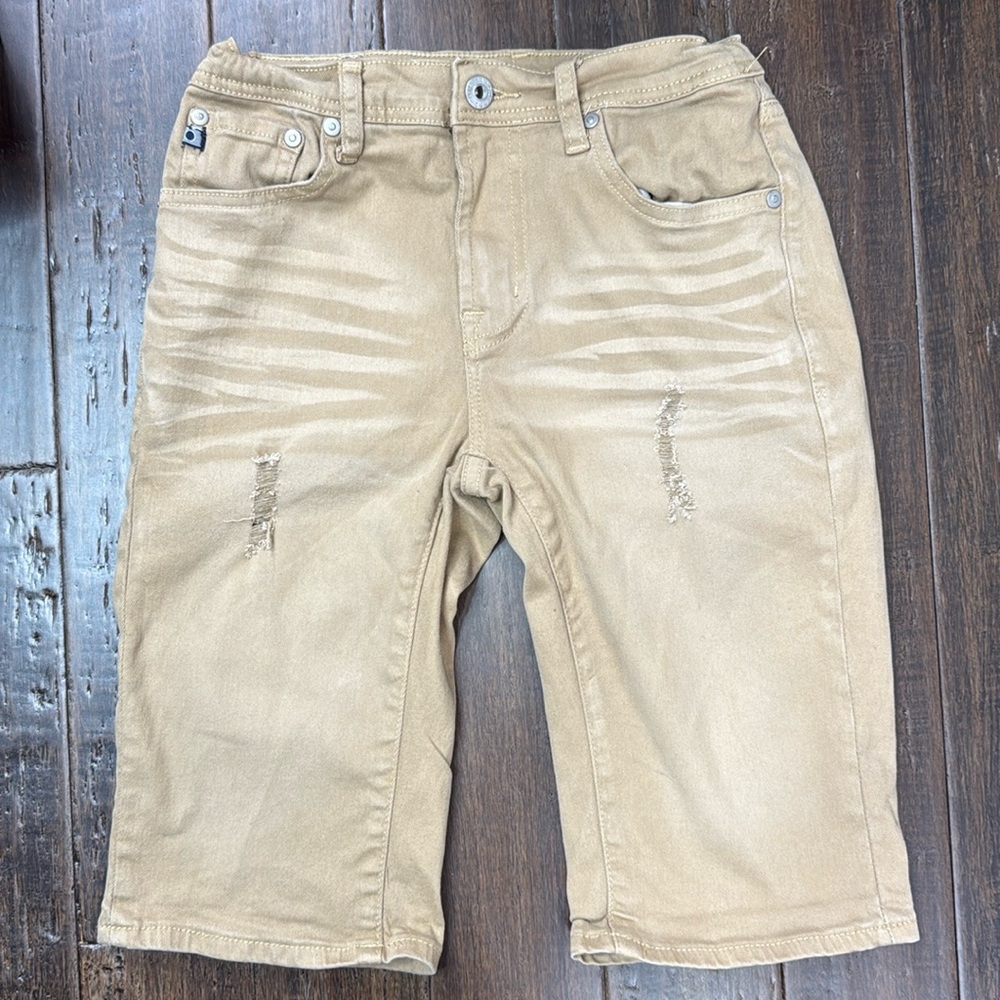 AG Adriano Goldschmied Khaki Bermuda Shorts Size 12